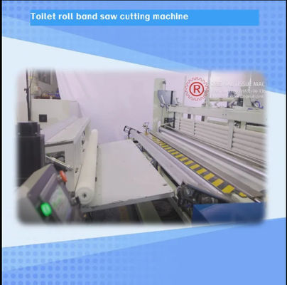 Toilet Paper Kitchen Towel Automatic Band Saw Cutting Machine