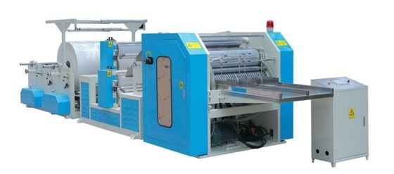 High Efficient fully Automatic 1/8 Folded Dinner Napkin Folding Machine by vacuum pump